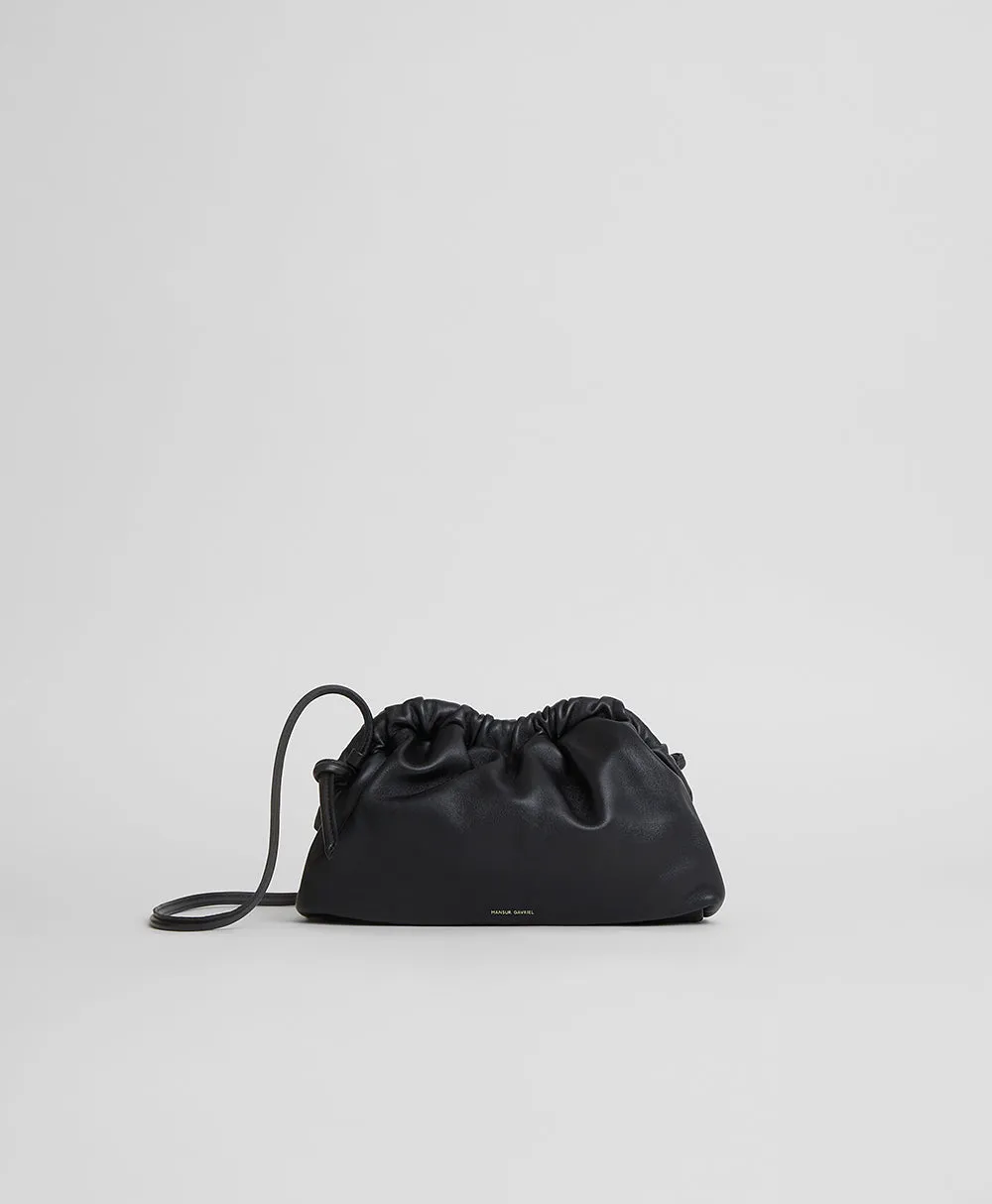 Mini Cloud Clutch - Black/Flamma sold by Mansur Gavriel