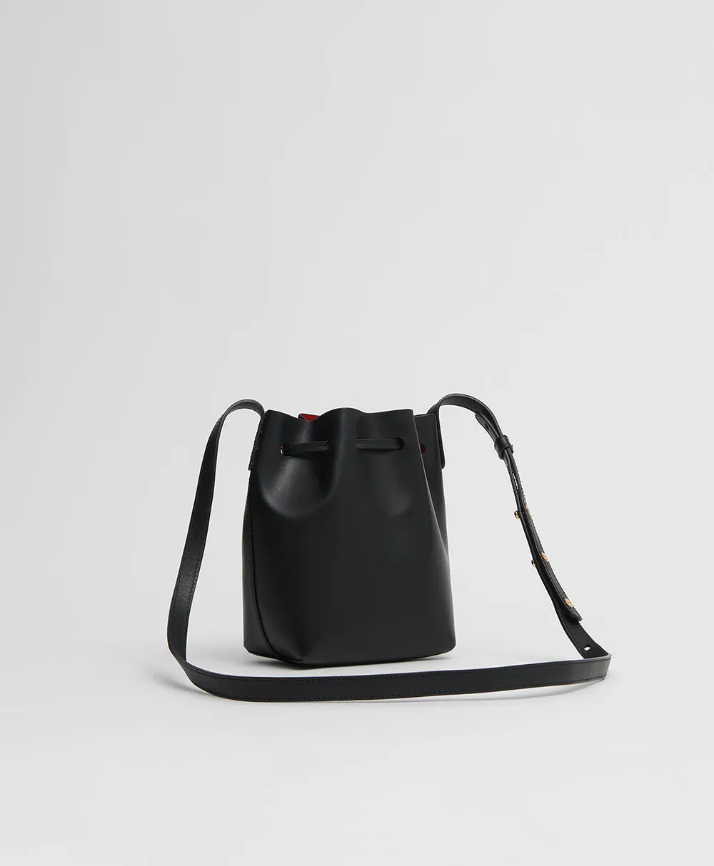 Mini Mini Bucket Bag - Black/Flamma sold by Mansur Gavriel product image thumbnail 4