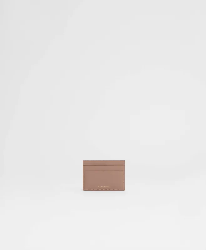 Pocket Card Holder - Biscotto sold by Mansur Gavriel