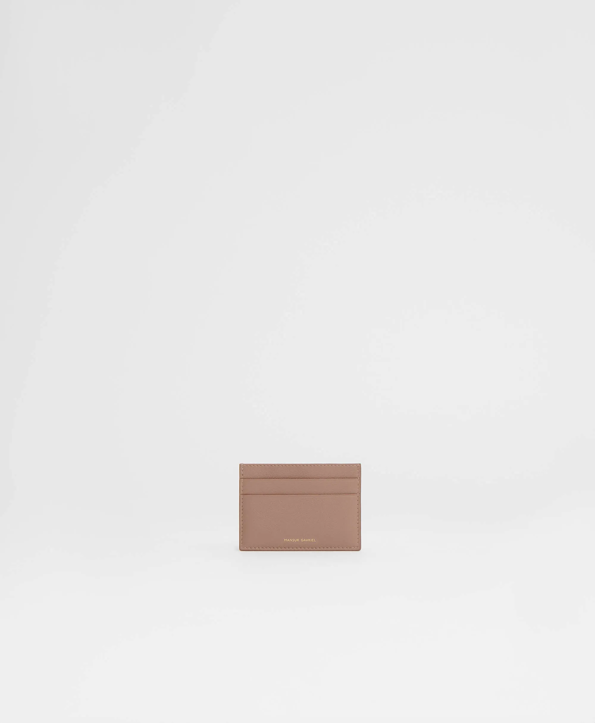 Pocket Card Holder - Biscotto sold by Mansur Gavriel