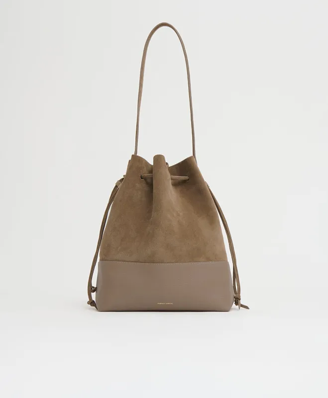 Drawstring Cabas - Anise Suede/Anise sold by Mansur Gavriel