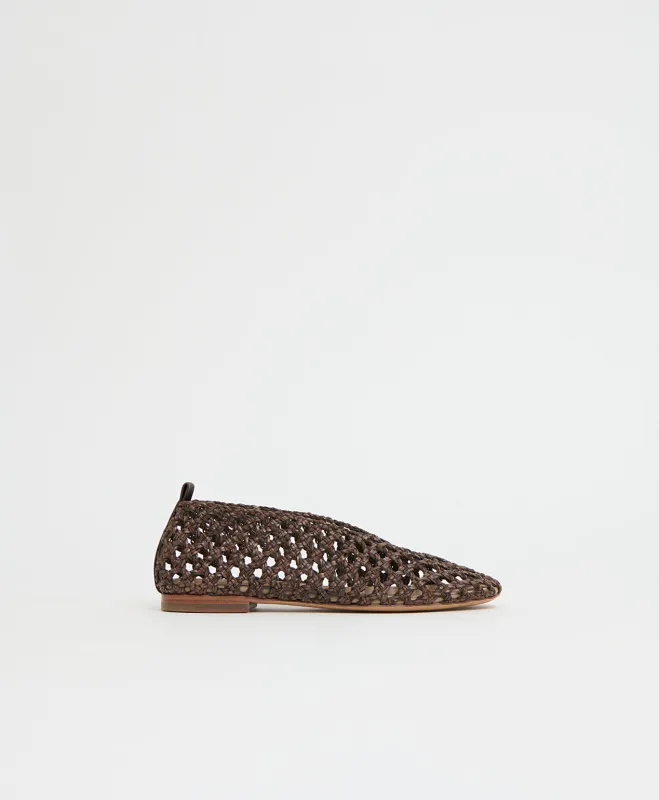Woven Ballerina - Anise sold by Mansur Gavriel