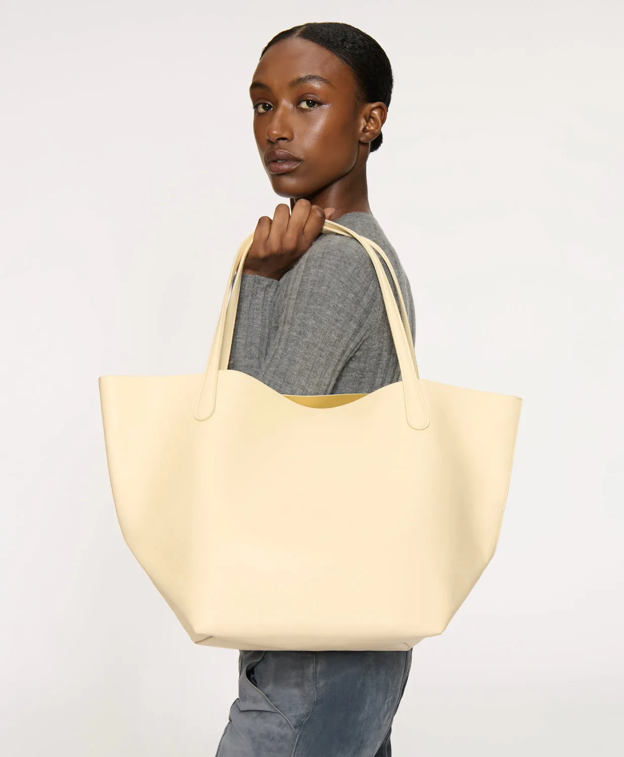 Everyday Soft Tote - Crema/Paglia sold by Mansur Gavriel product image thumbnail 2
