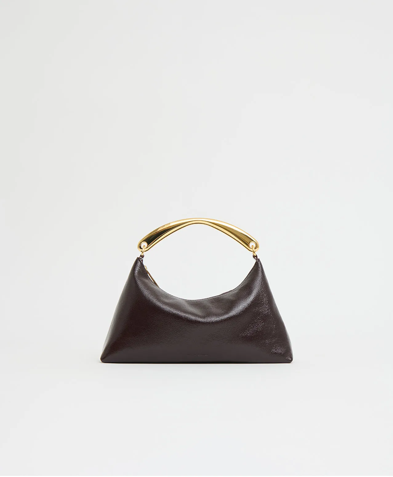 Metal Handle Rhea - Aubergine sold by Mansur Gavriel