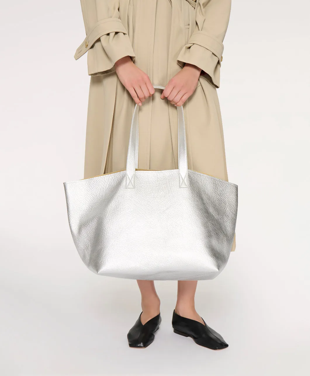 Carryall Tote - Silver sold by Mansur Gavriel product image thumbnail 2