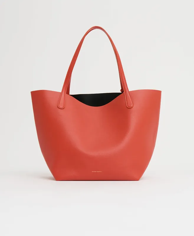 Everyday Soft Tote - Pomodoro/Black sold by Mansur Gavriel