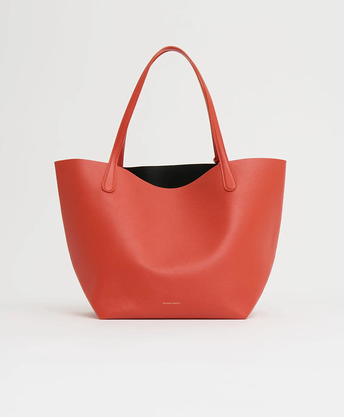 Everyday Soft Tote - Pomodoro/Black sold by Mansur Gavriel