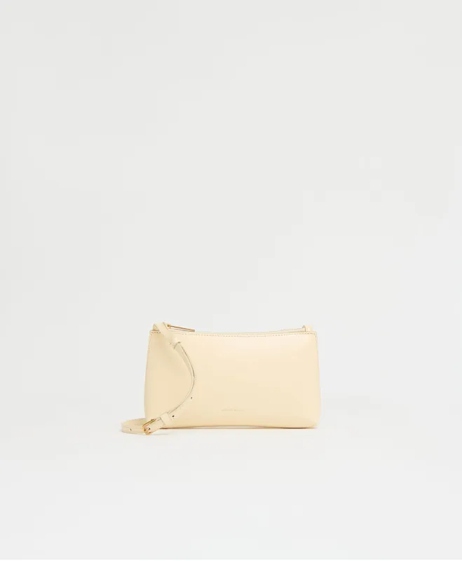 Mini Gaia Crossbody - Crema/Ebony made by Mansur Gavriel