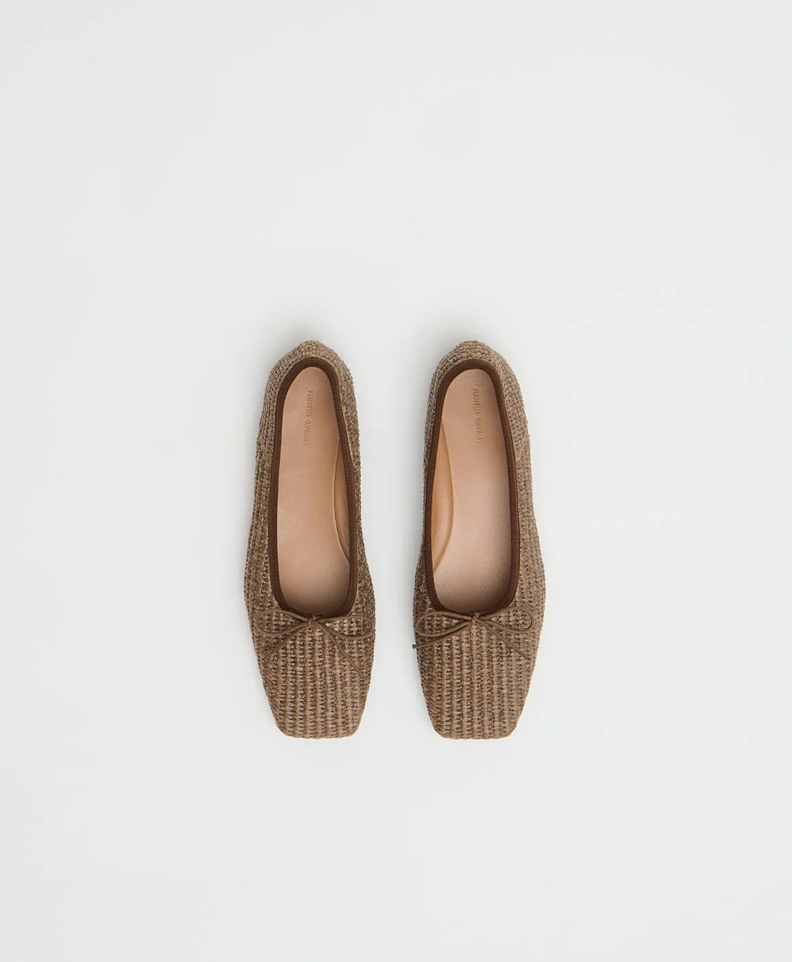 Square Toe Ballerina - Anise Raffia sold by Mansur Gavriel product image thumbnail 4