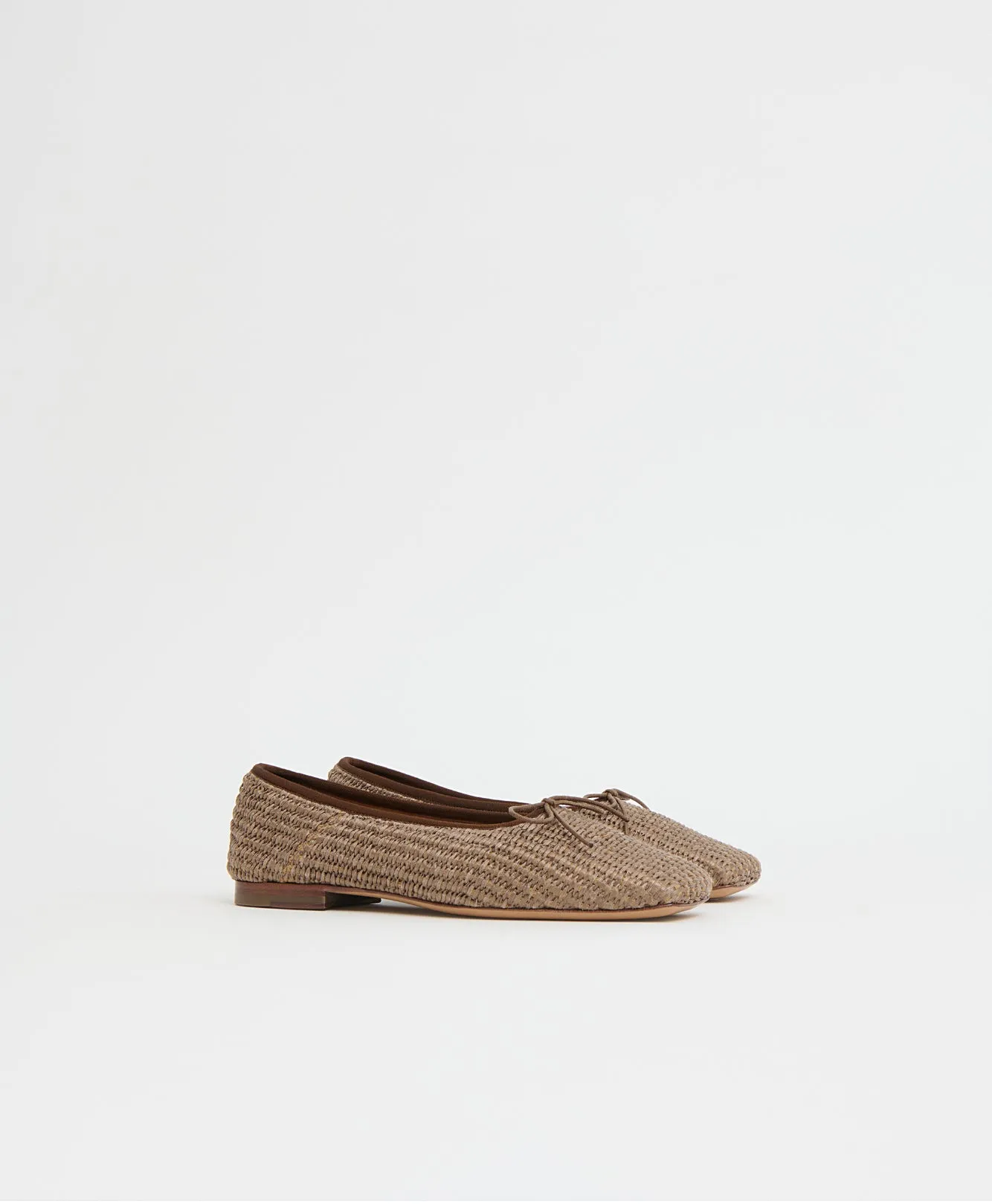 Square Toe Ballerina - Anise Raffia sold by Mansur Gavriel product image thumbnail 3