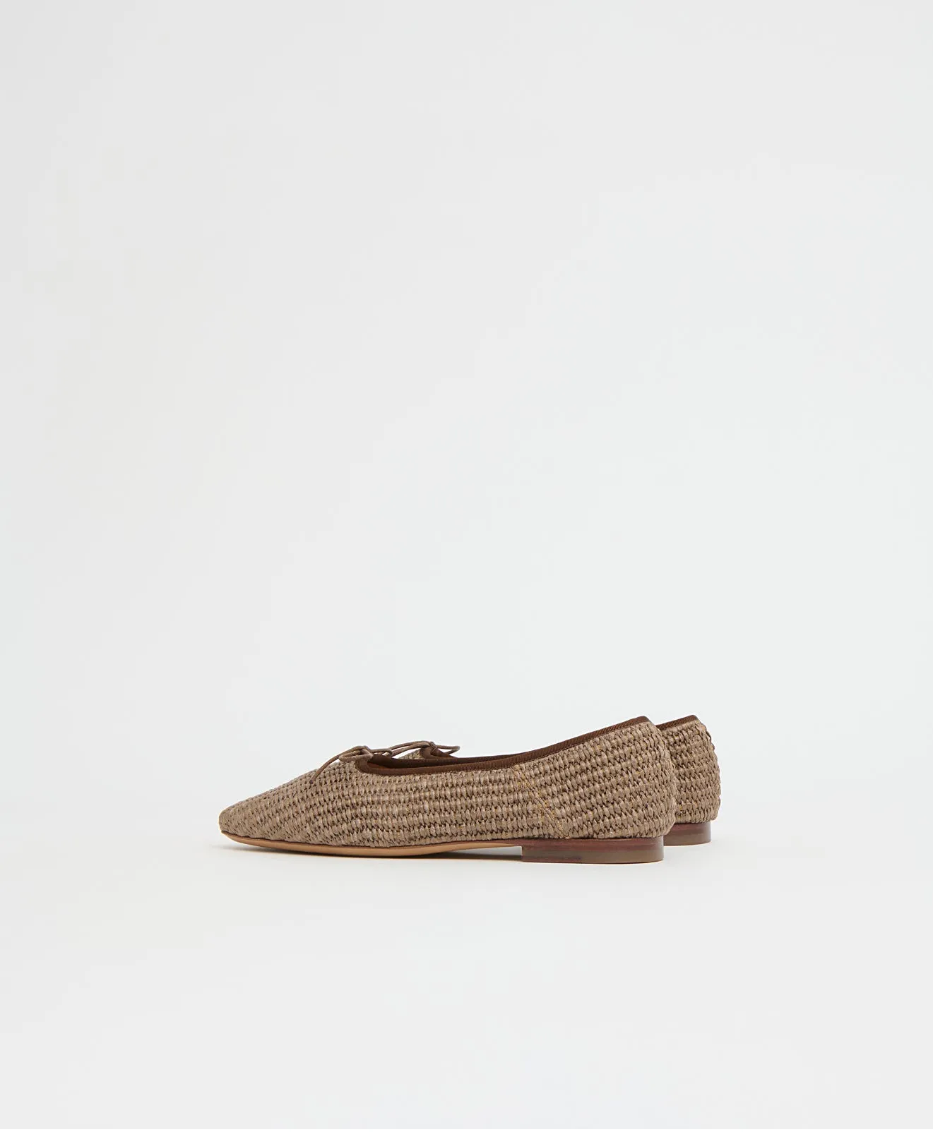 Square Toe Ballerina - Anise Raffia sold by Mansur Gavriel product image thumbnail 2