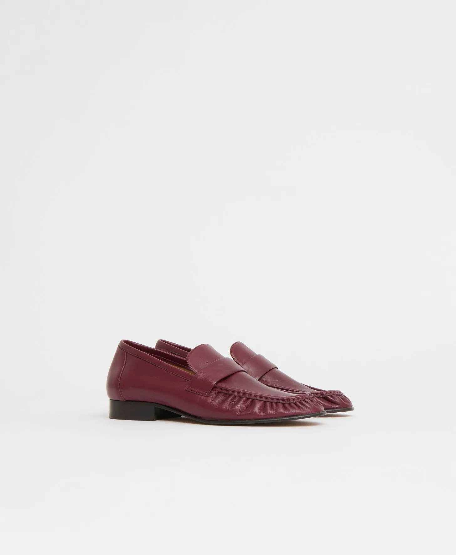 Ruched Loafer - Oxblood sold by Mansur Gavriel product image thumbnail 2