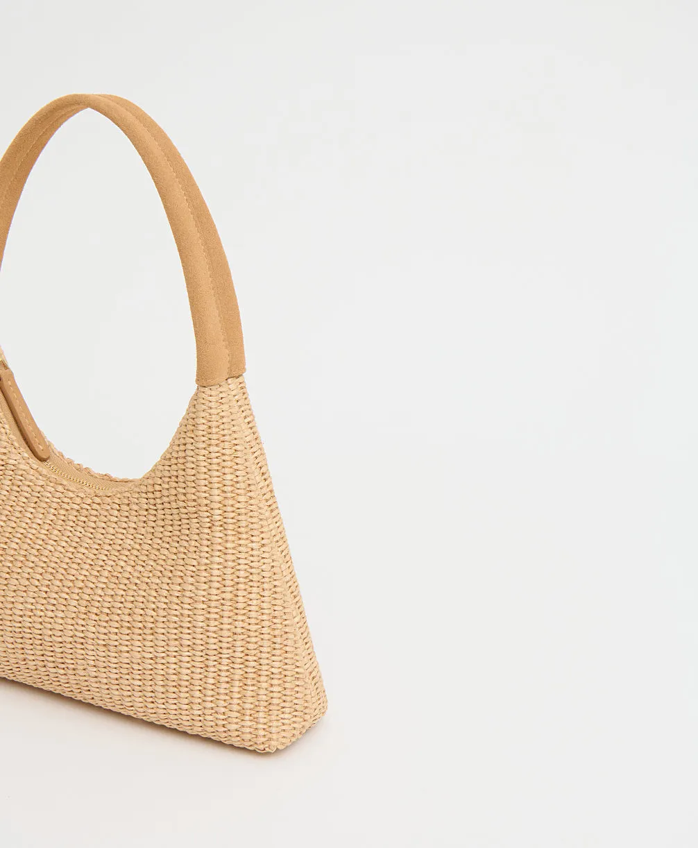 Mini Candy Bag - Natural Raffia/Budino Suede sold by Mansur Gavriel product image thumbnail 4