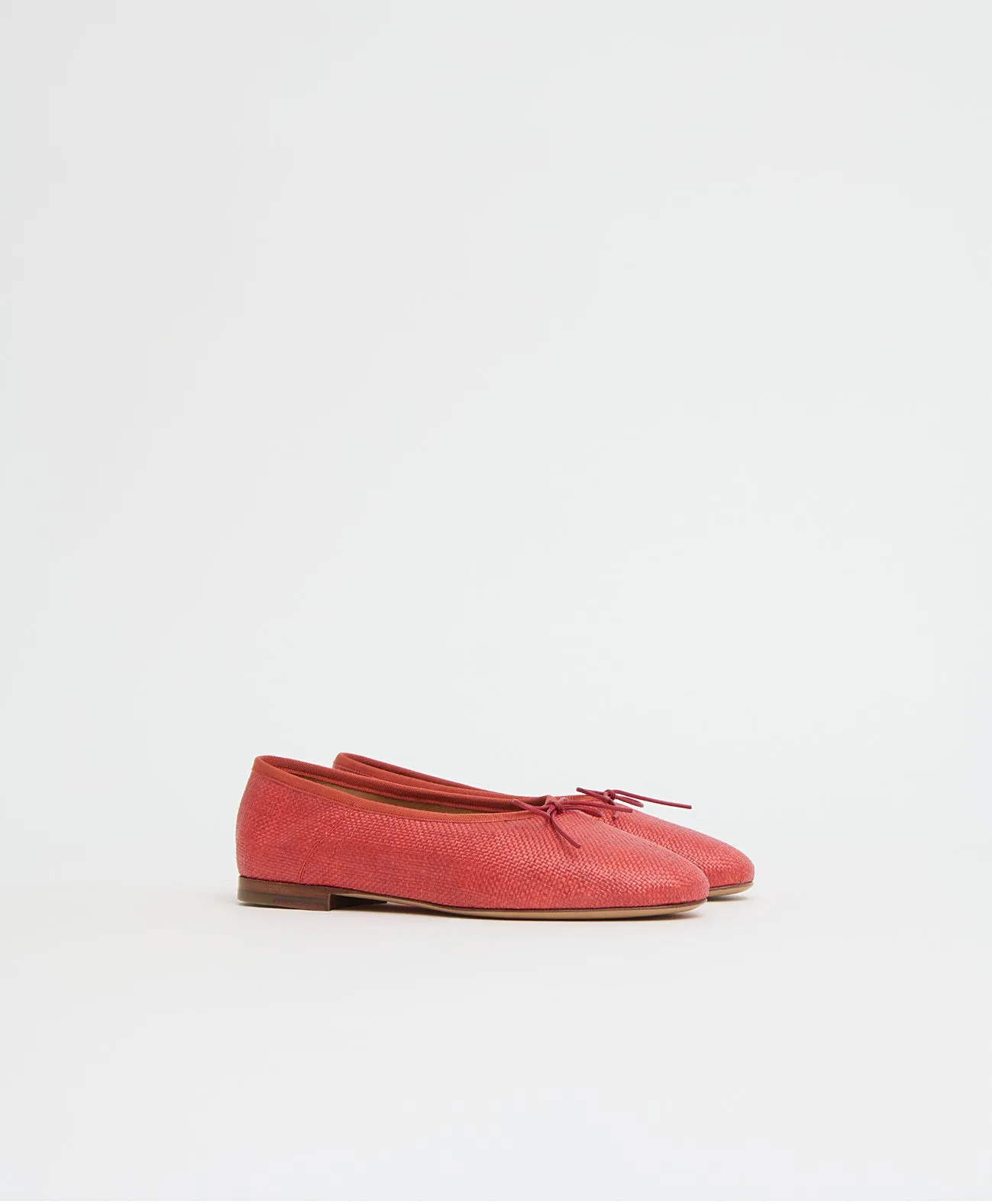 Dream Ballerina - Pomodoro Smooth Raffia sold by Mansur Gavriel product image thumbnail 3