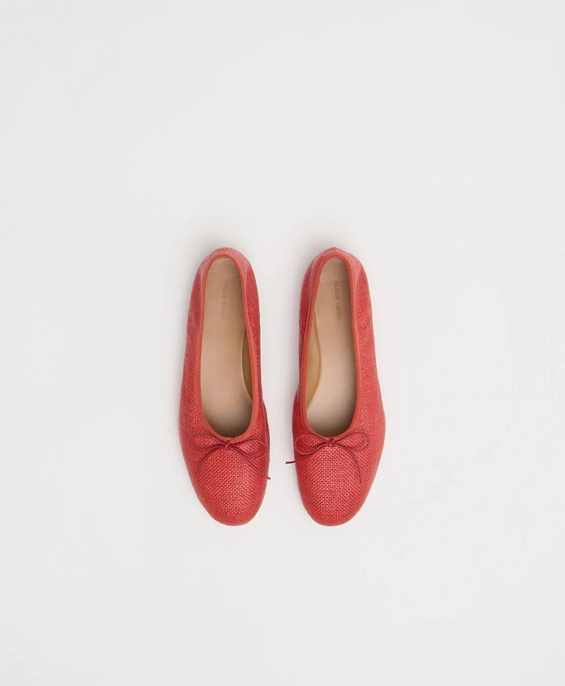 Dream Ballerina - Pomodoro Smooth Raffia sold by Mansur Gavriel product image thumbnail 4