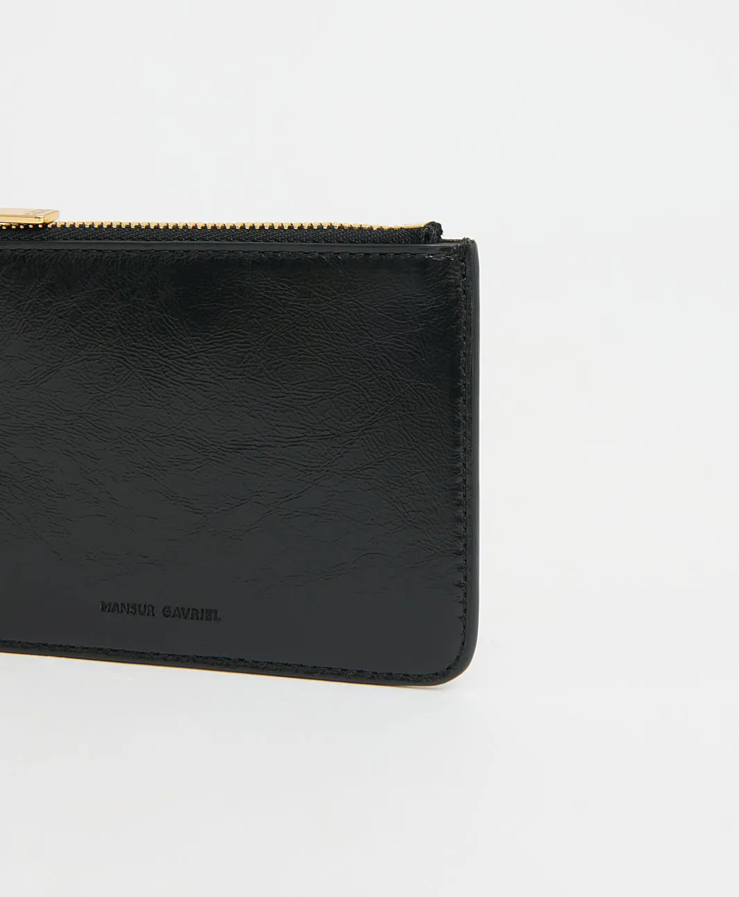 Keychain Zip Case - Crinkled Black sold by Mansur Gavriel product image thumbnail 3