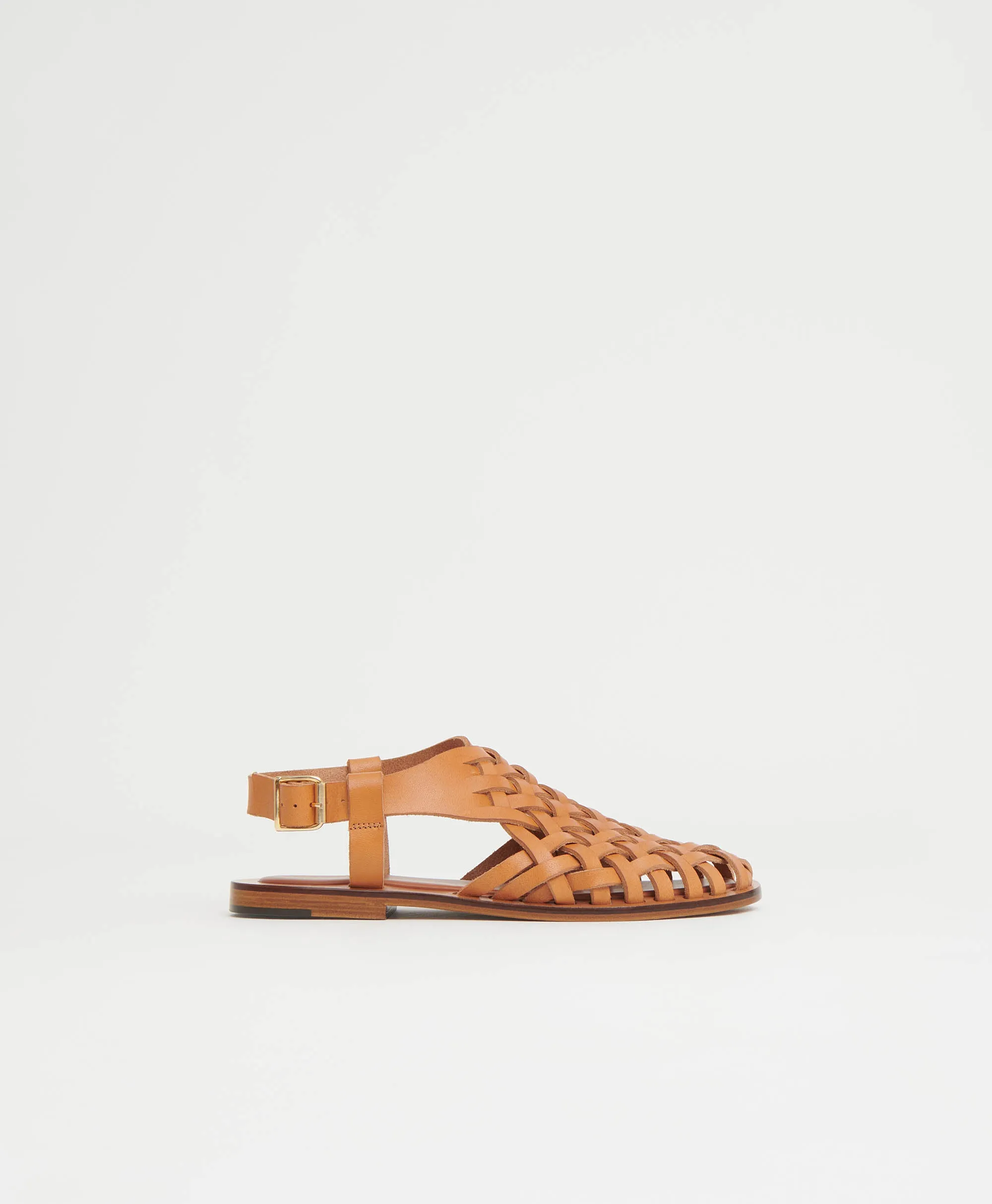 Woven Sandal - Cammello sold by Mansur Gavriel