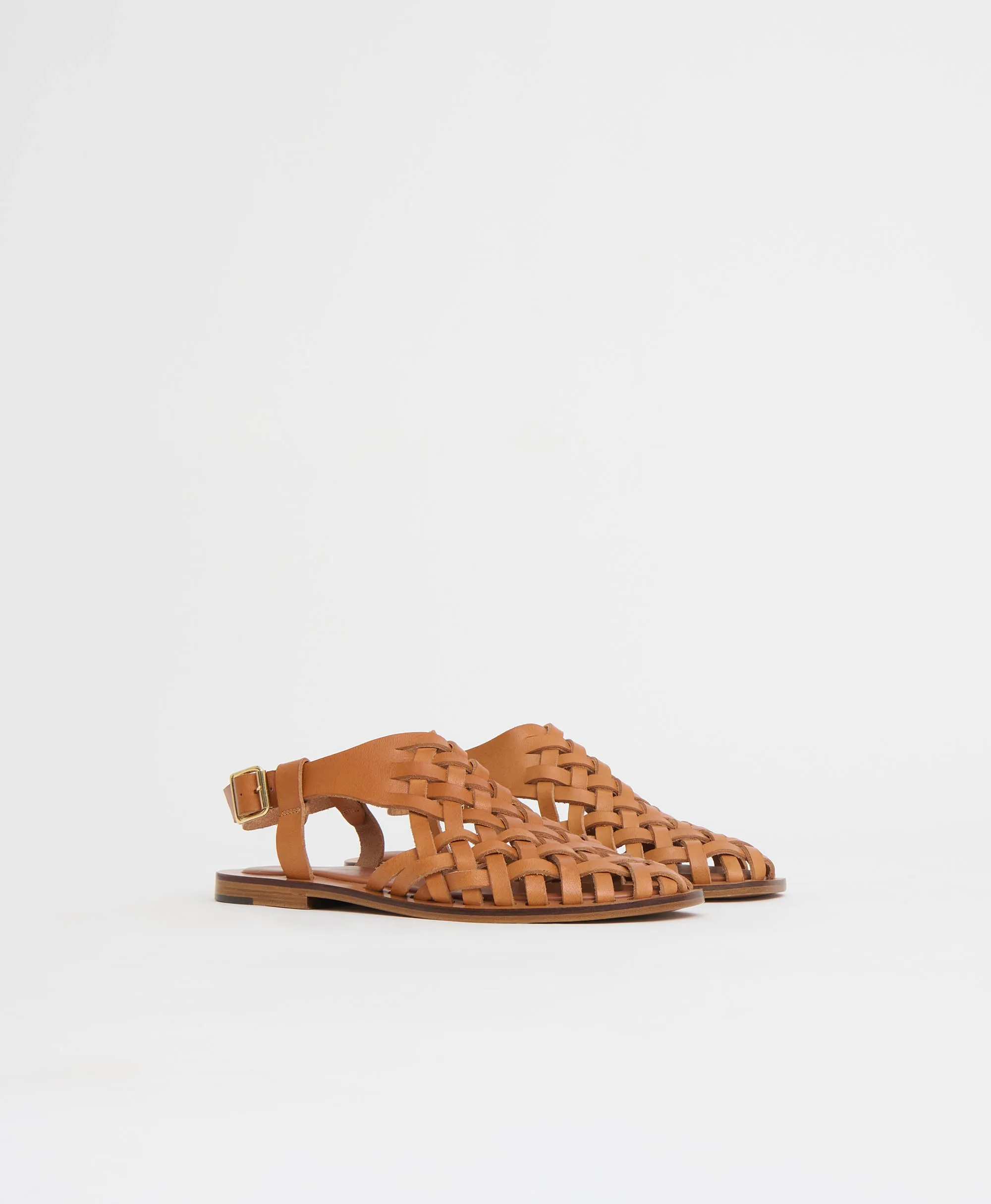 Woven Sandal - Cammello sold by Mansur Gavriel product image thumbnail 2
