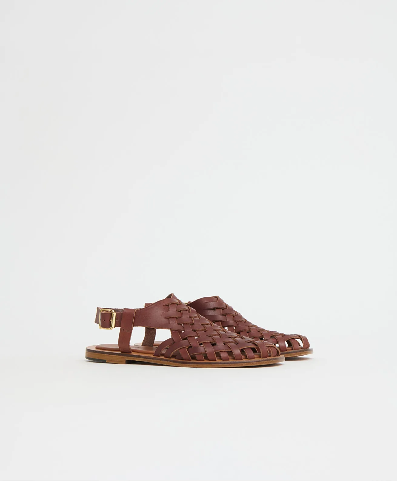 Woven Sandal - Chocolate sold by Mansur Gavriel product image thumbnail 2