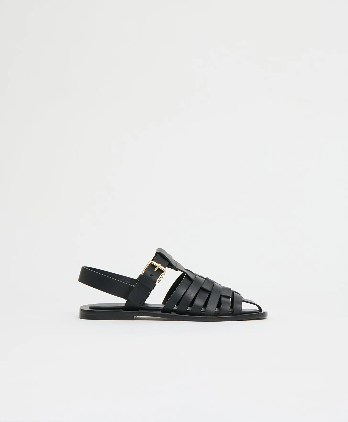 Netta Sandal - Black sold by Mansur Gavriel