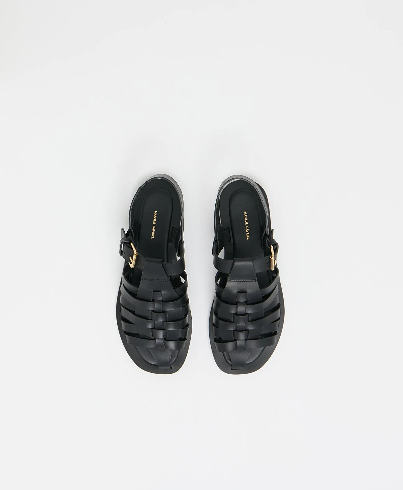 Netta Sandal - Black sold by Mansur Gavriel product image thumbnail 4