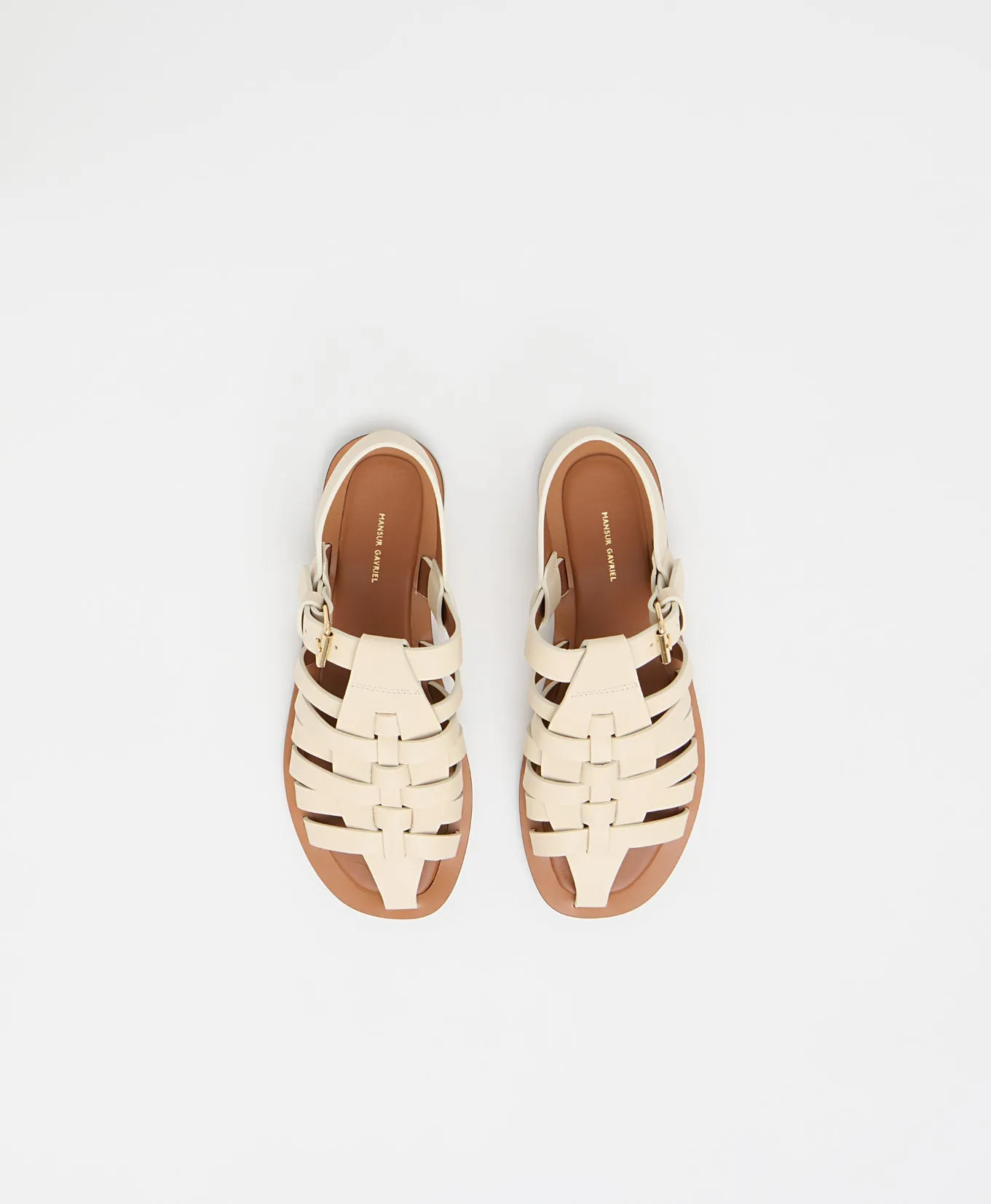 Netta Sandal - Jasmine sold by Mansur Gavriel product image thumbnail 4