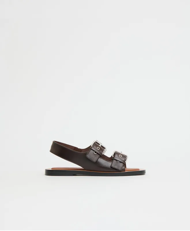Cintura Sandal - Ebony made by Mansur Gavriel