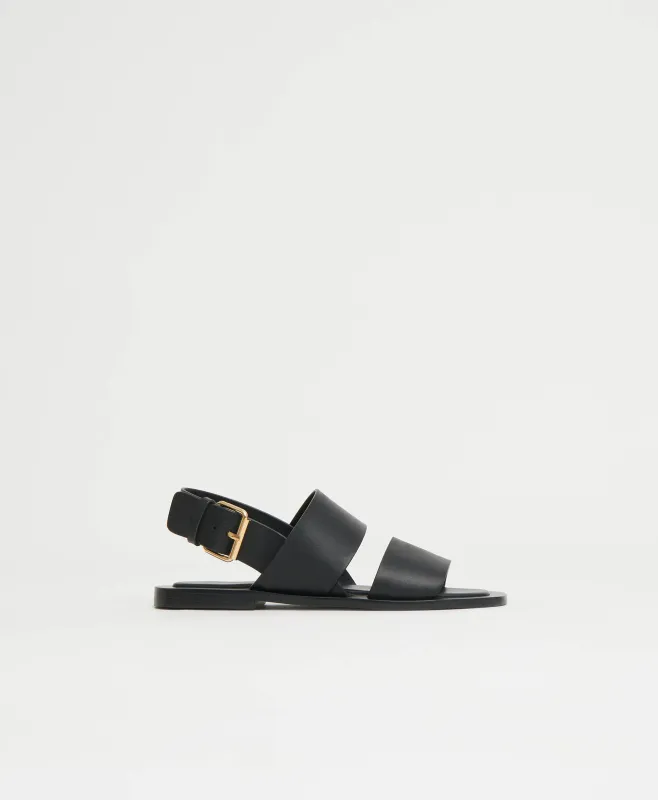 Double Strap Sandal - Black made by Mansur Gavriel
