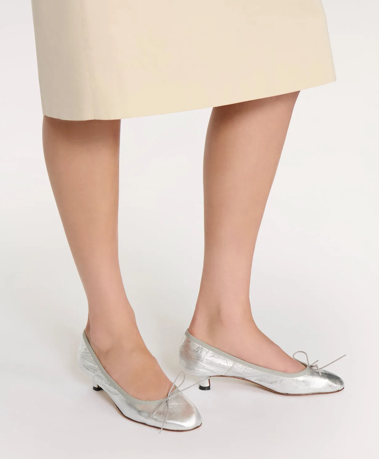 Dance Kitten - Crinkled Silver sold by Mansur Gavriel product image thumbnail 2