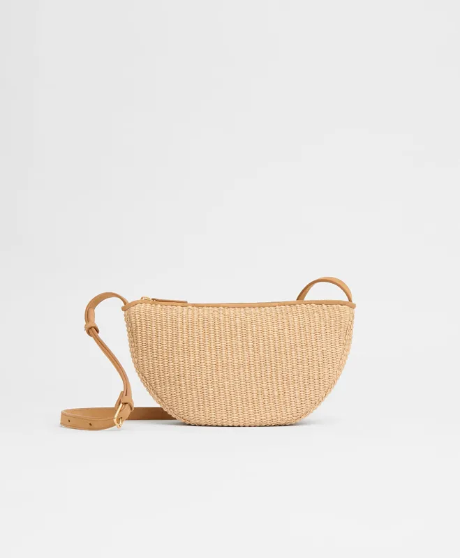 Moon Sling - Natural Raffia/Budino Suede made by Mansur Gavriel