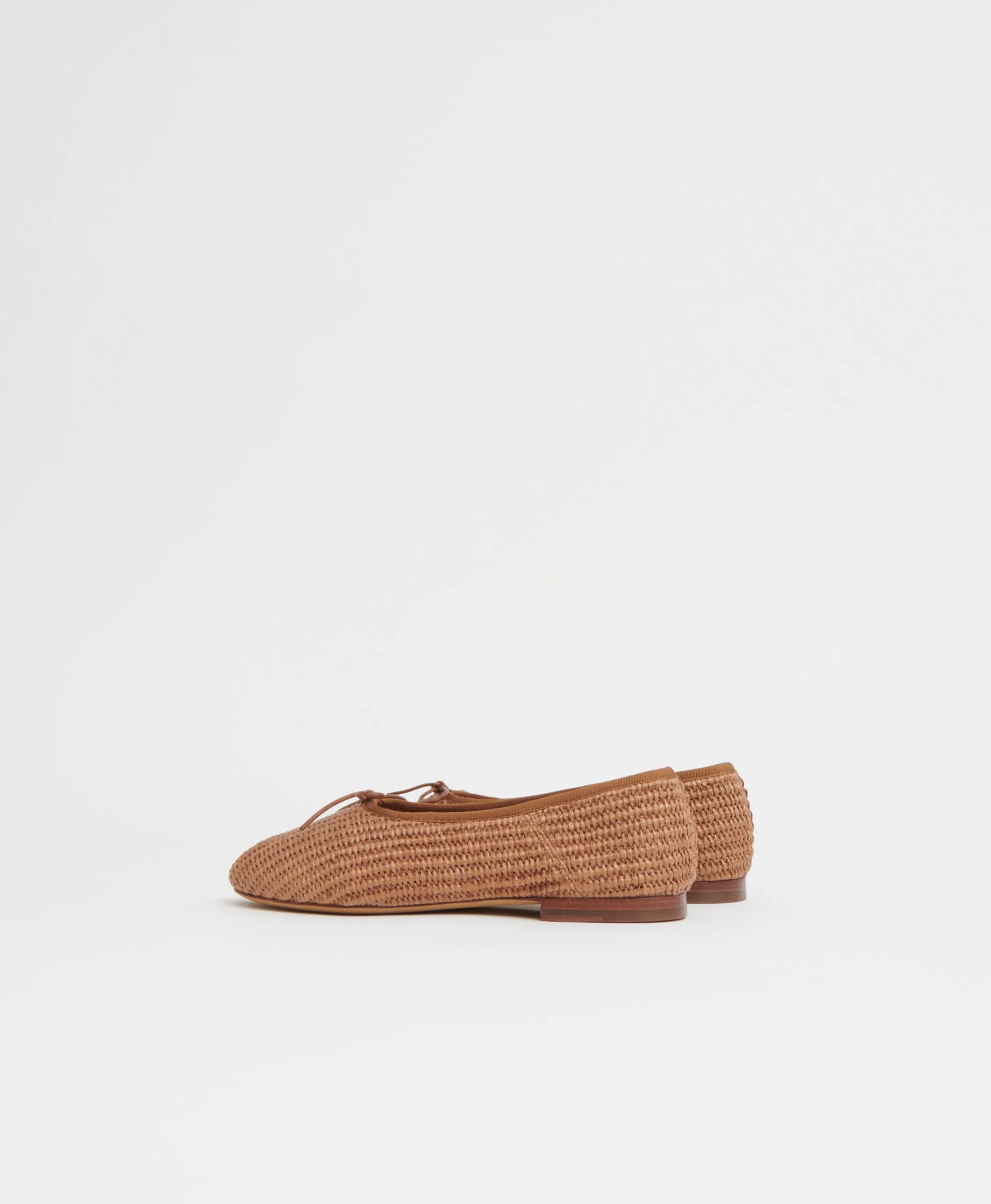 Raffia Dream Ballerina - Caramel sold by Mansur Gavriel product image thumbnail 5