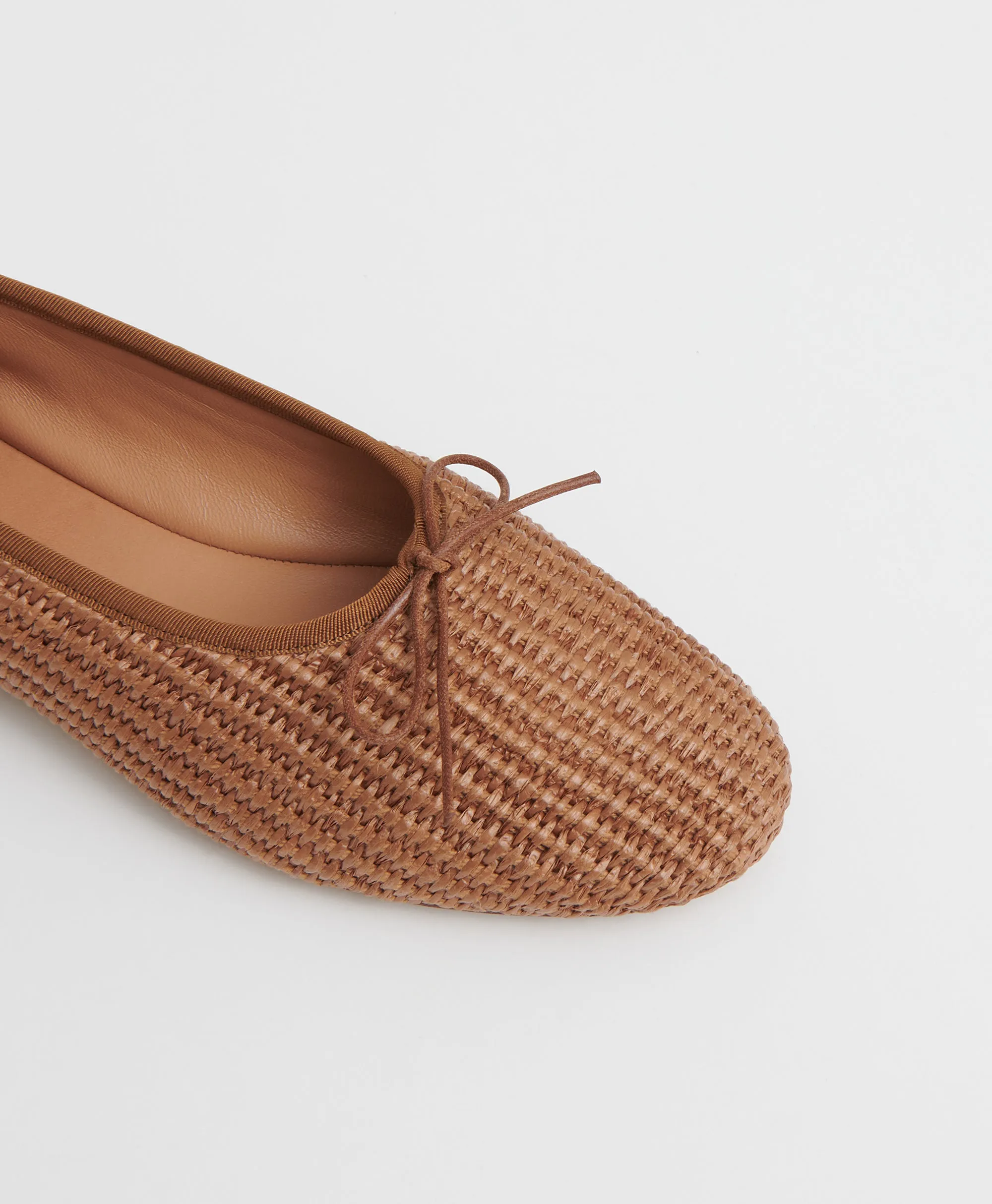 Raffia Dream Ballerina - Caramel sold by Mansur Gavriel product image thumbnail 3