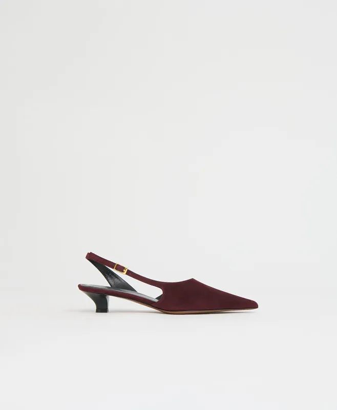 Anna Kitten - Plum Suede made by Mansur Gavriel