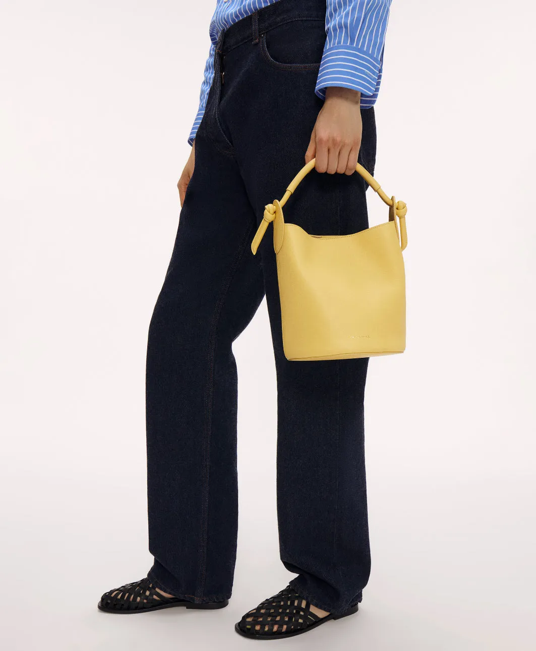 Mini Fortuna Bucket - Jasmine sold by Mansur Gavriel product image thumbnail 4