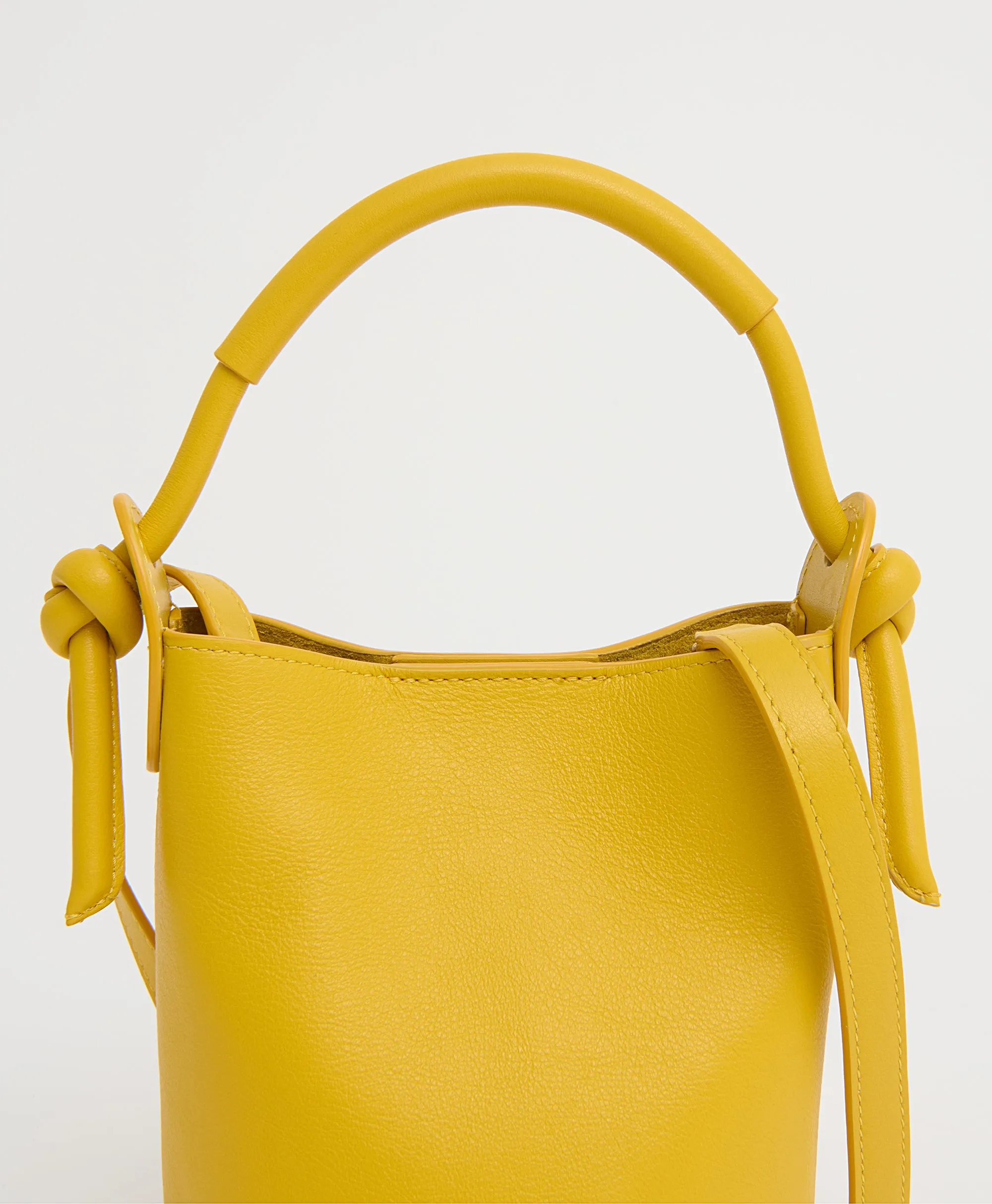 Mini Mini Fortuna Bucket - Saffron sold by Mansur Gavriel product image thumbnail 3