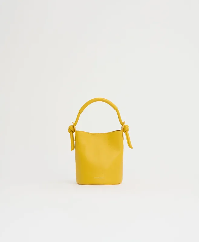 Mini Mini Fortuna Bucket - Saffron made by Mansur Gavriel