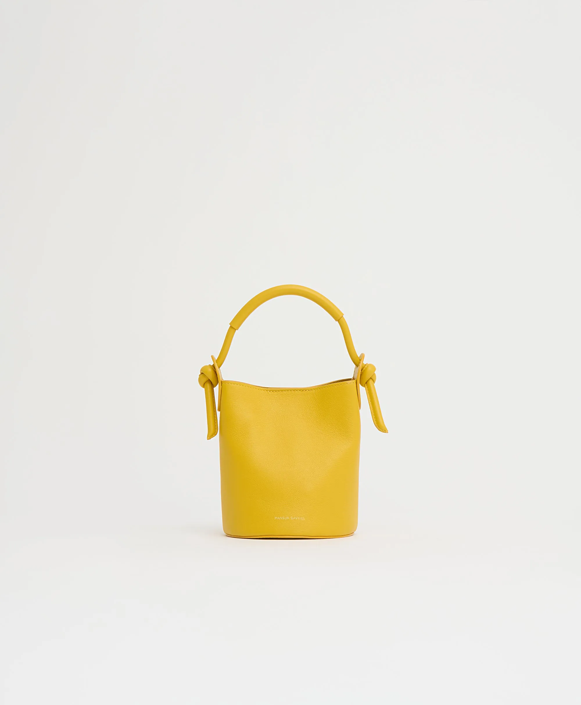 Mini Mini Fortuna Bucket - Saffron sold by Mansur Gavriel