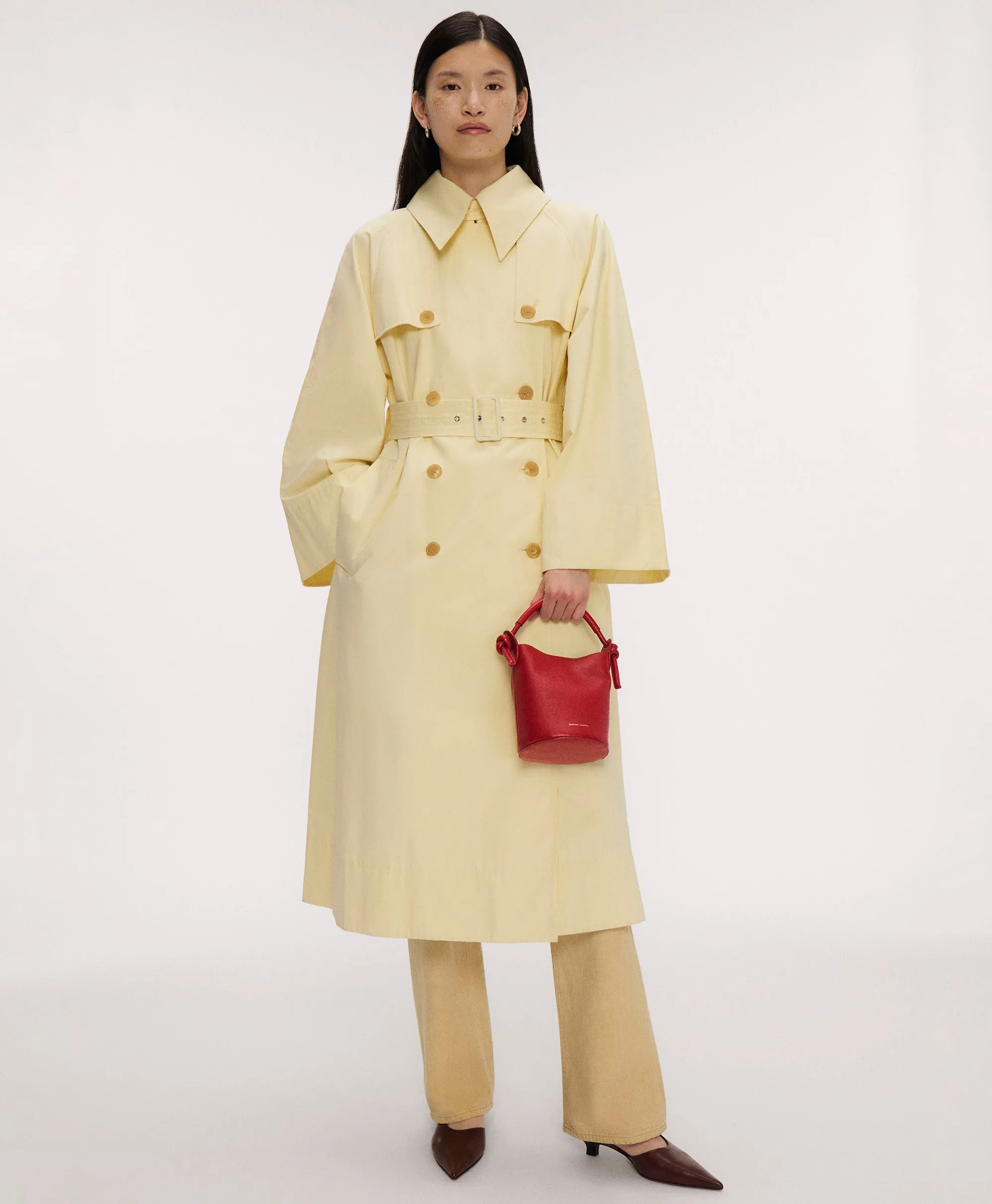 Mini Mini Fortuna Bucket - Saffron sold by Mansur Gavriel product image thumbnail 4