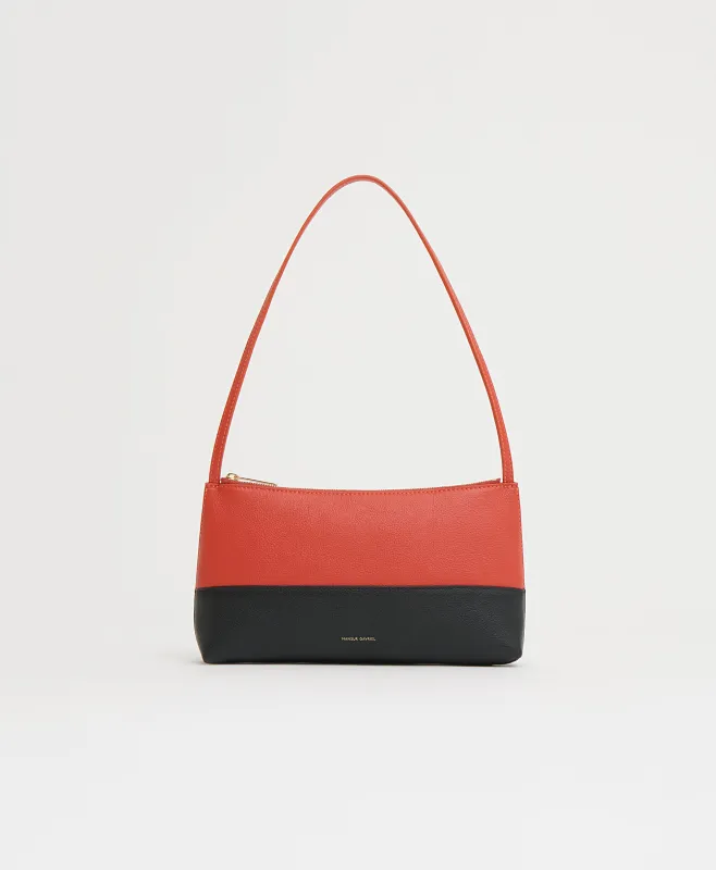 Gaia Shoulder Bag - Pomodoro/Black made by Mansur Gavriel