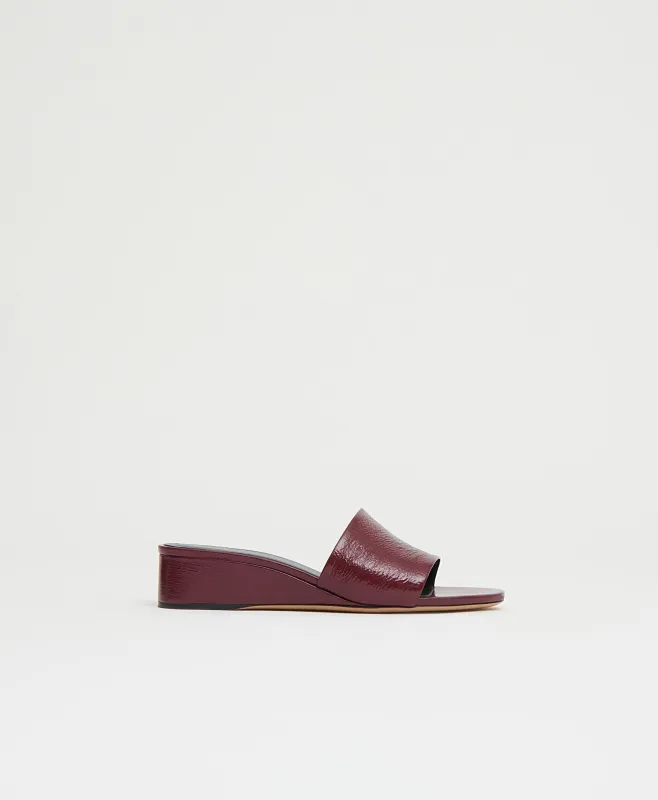 Zeppa Slide - Claret Naplak made by Mansur Gavriel