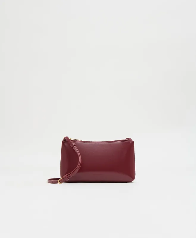Mini Gaia Crossbody - Claret made by Mansur Gavriel