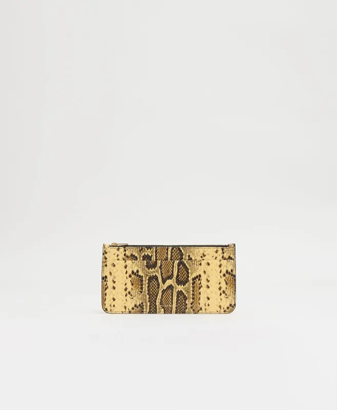 Large Zip Card Holder - Golden Roccia made by Mansur Gavriel