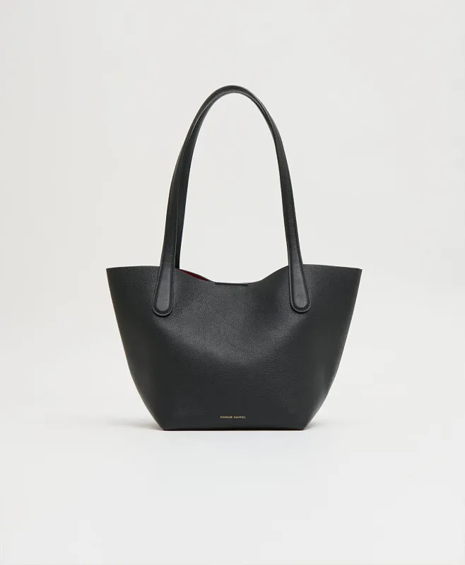 Small Everyday Soft Tote - Black/Flamma made by Mansur Gavriel