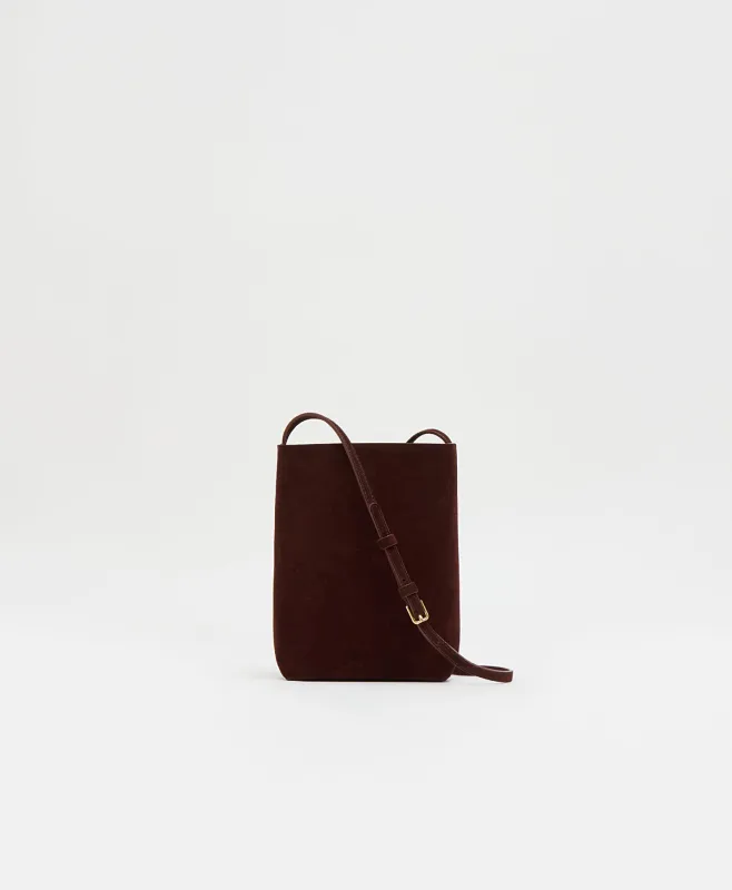 Everyday Cabas Crossbody - Chocolate Suede made by Mansur Gavriel