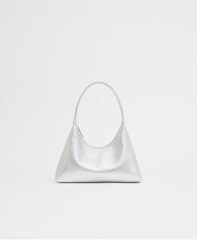 Mini Candy Bag - Tumbled Silver made by Mansur Gavriel
