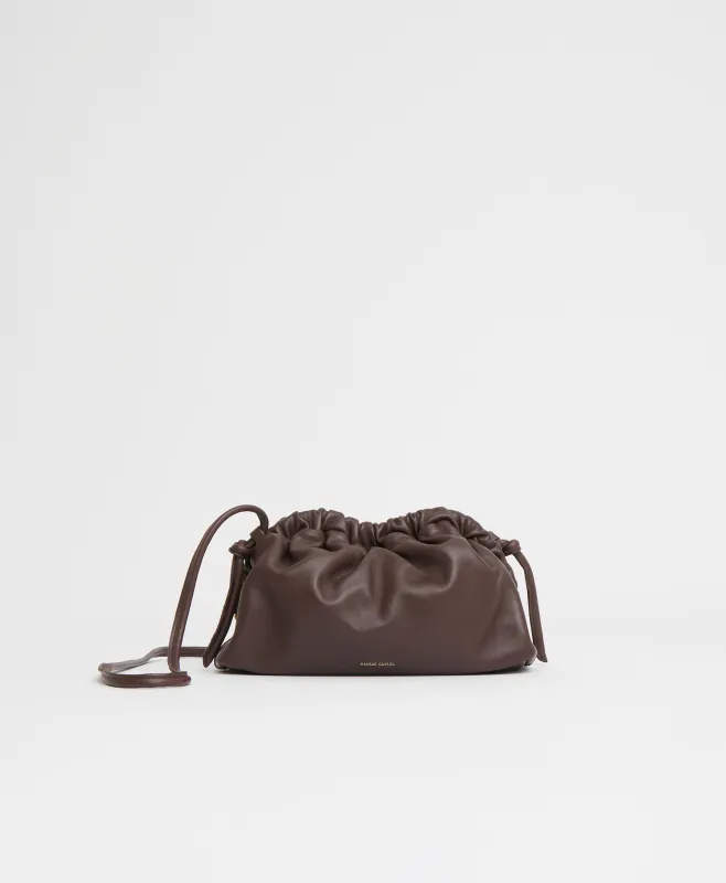 Mini Cloud Clutch - Chocolate made by Mansur Gavriel