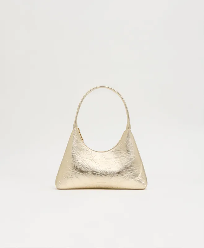 Mini Candy Bag - Crinkled Gold made by Mansur Gavriel