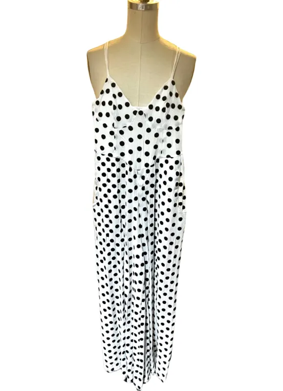 FULL CIRCLE Mara Hoffman Polka Dot Jumpsuit made by Mara Hoffman