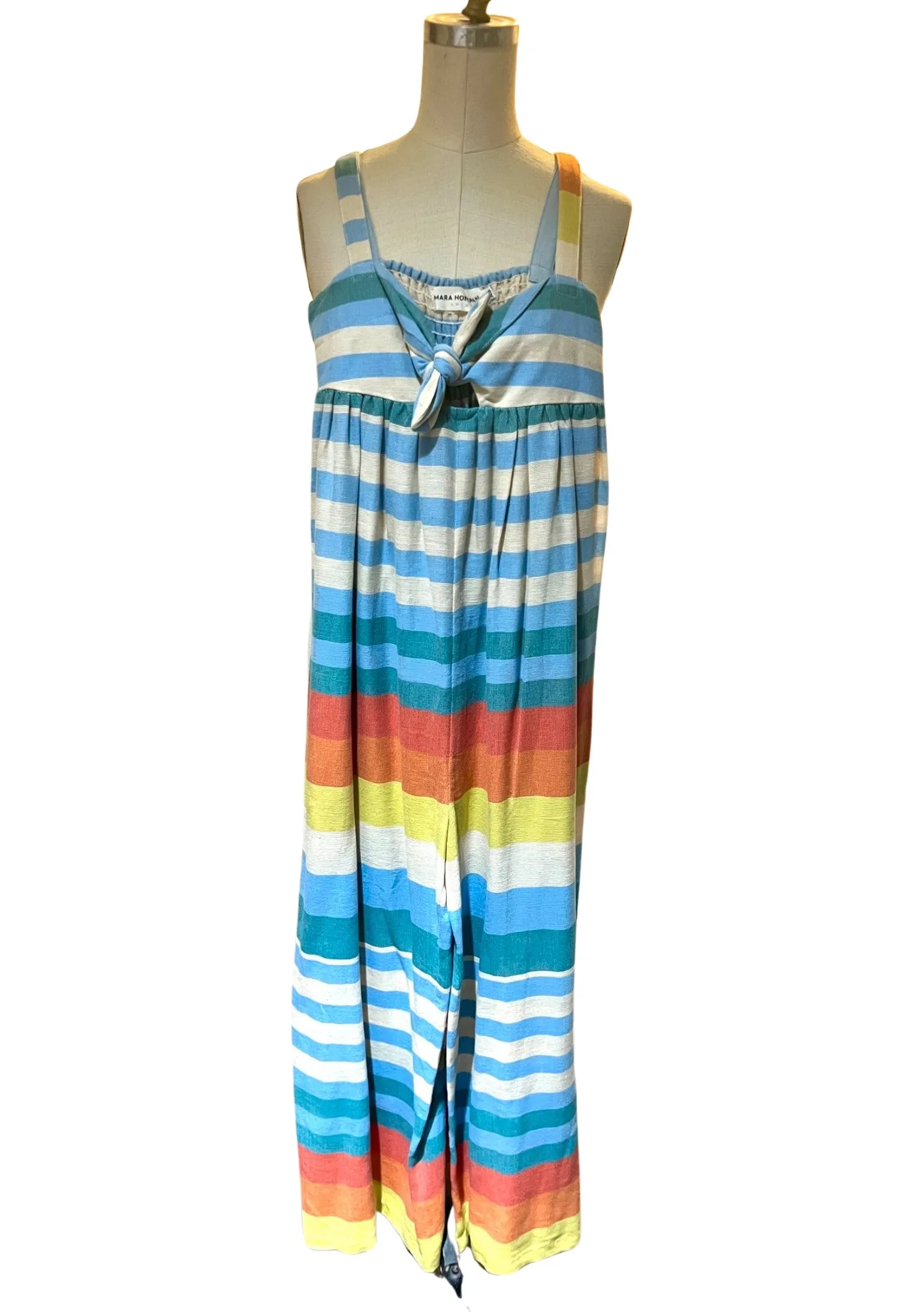 FULL CIRCLE Stripe jumpsuite sold by Mara Hoffman
