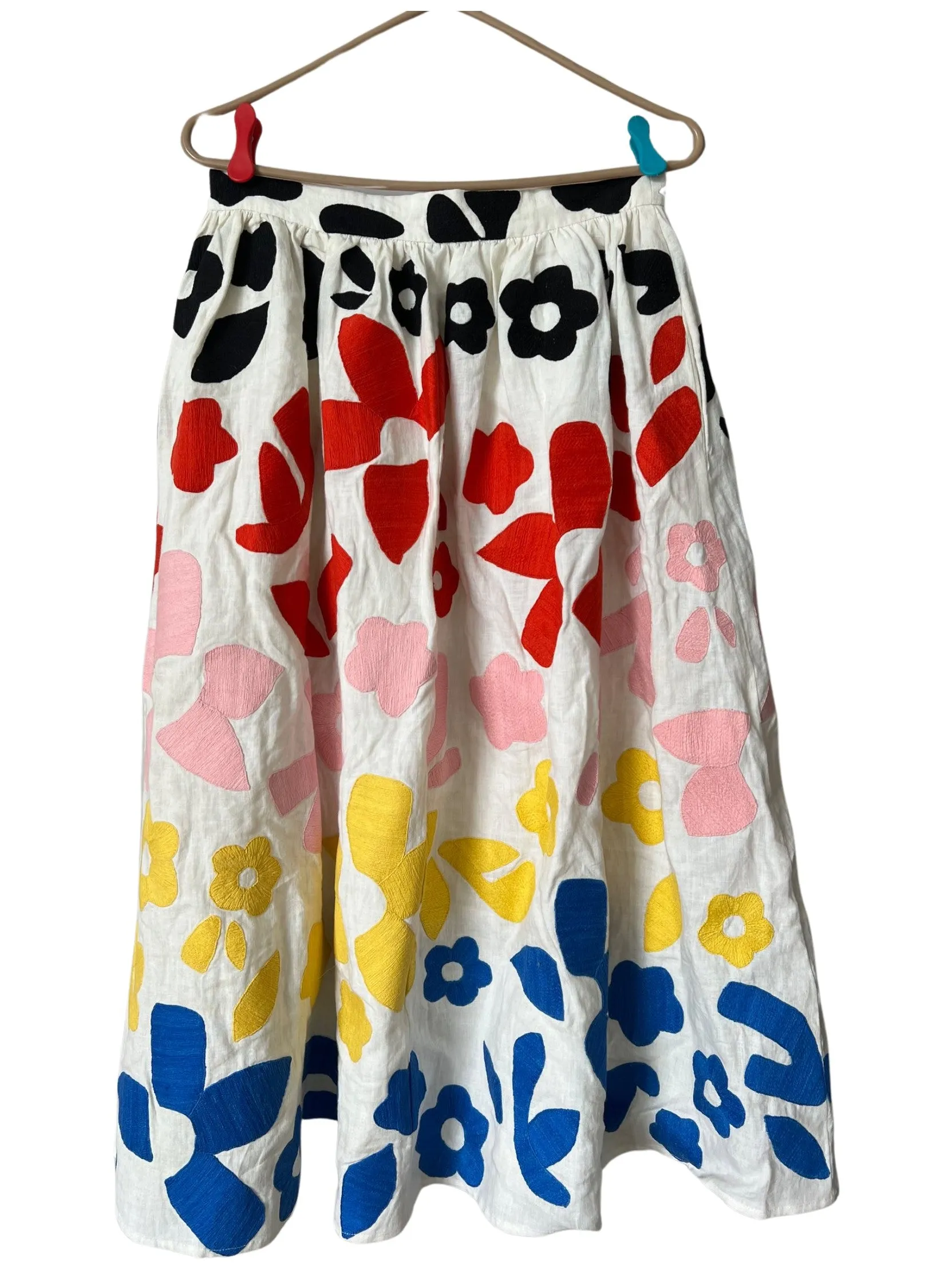 FULL CIRCLE Cecelia embroidered skirt sold by Mara Hoffman
